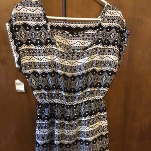 Black and White Tribal Dress